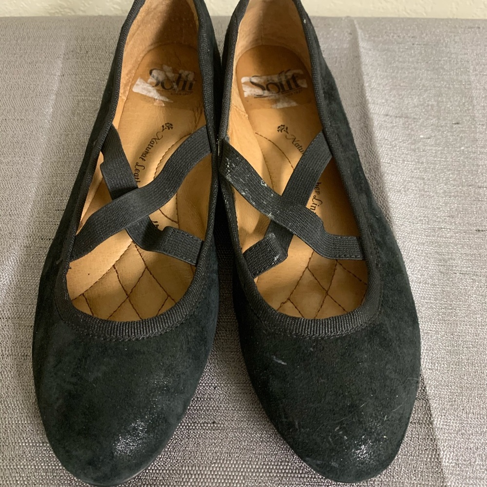 Soft ballet flats - leather